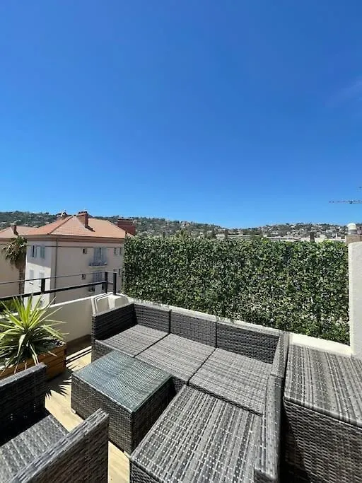 Rooftop Vue Mer Vallauris Apartament